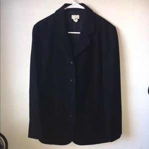 J.CREW Black Wool Blazer Jacket Women’s size 8